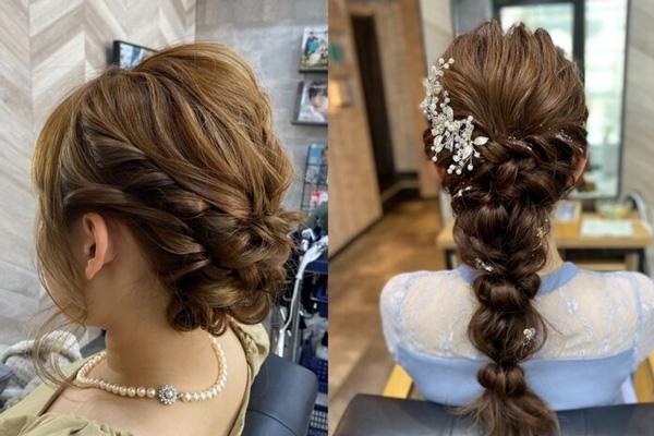 近くに結婚式場（椿山荘）があるので、ヘアセットも大人気